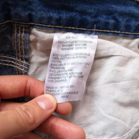 Men's Dickies Denim Cargo Shorts Size W36 - Picture 4 of 4